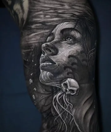 Tattoo work by Stefano Alcántara