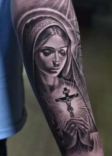 Tattoo work by Saúl at Stefano's Tattoo Studio Lima