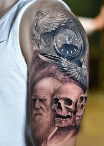Tattoo work by Saúl at Stefano's Tattoo Studio Lima