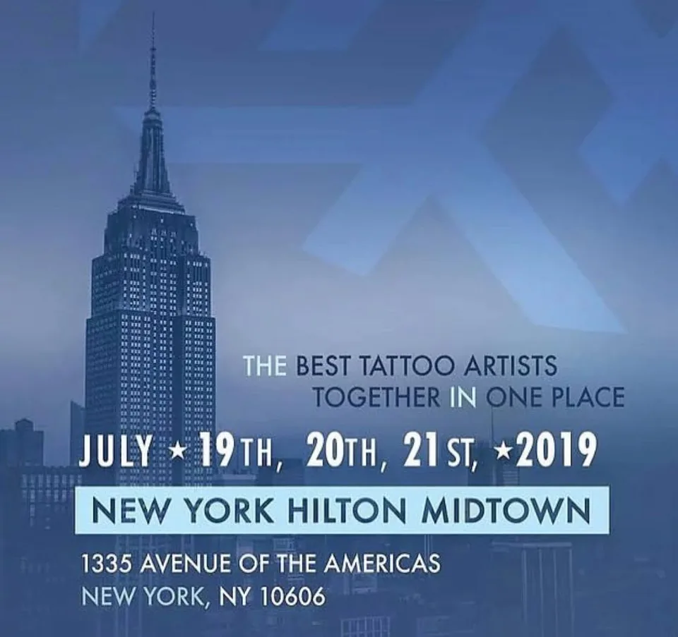 New York Empire State Tattoo Expo 2019 event poster