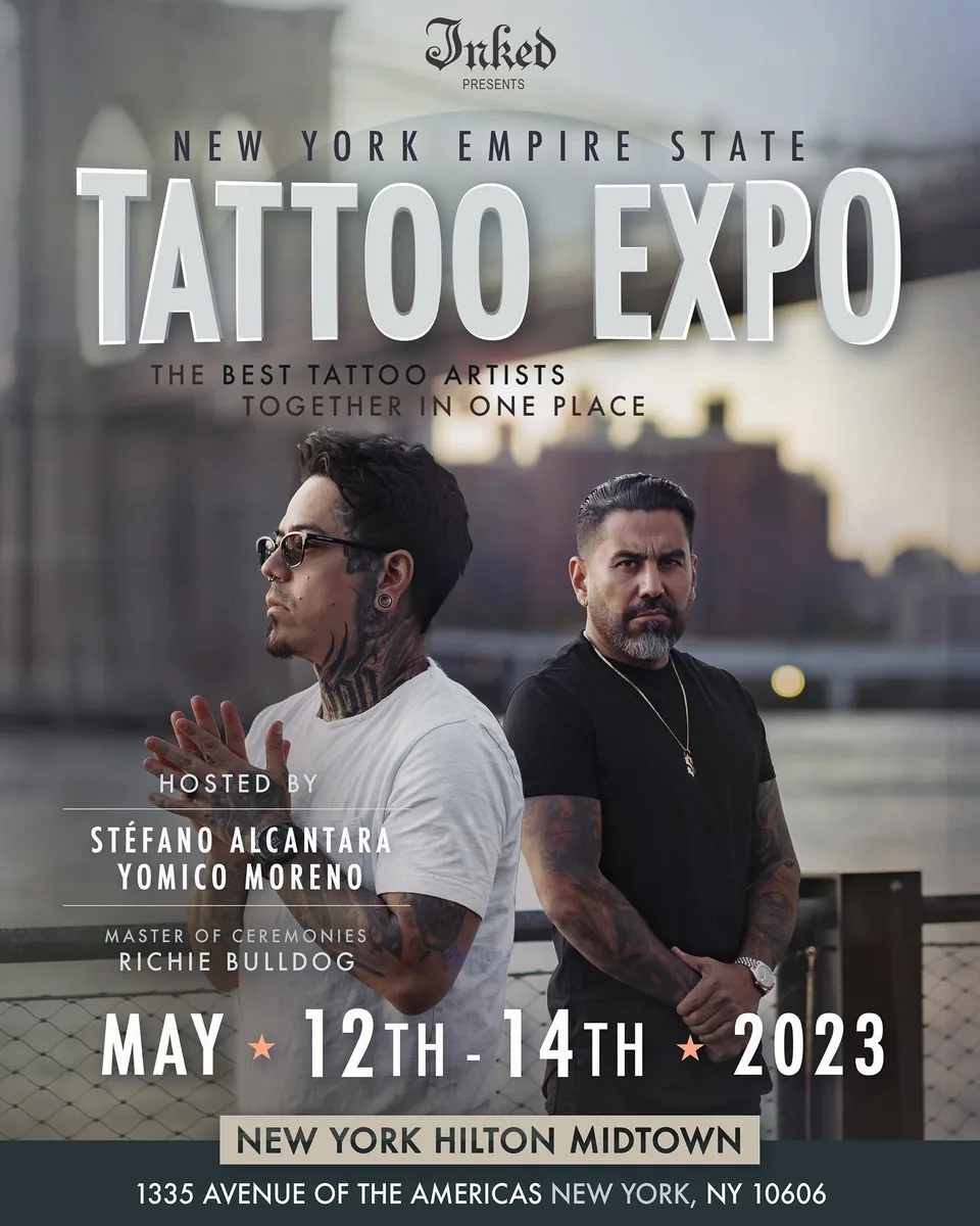 New York Empire State Tattoo Expo 2023 event poster